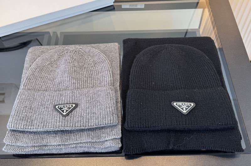 Prada scarf hat dx03